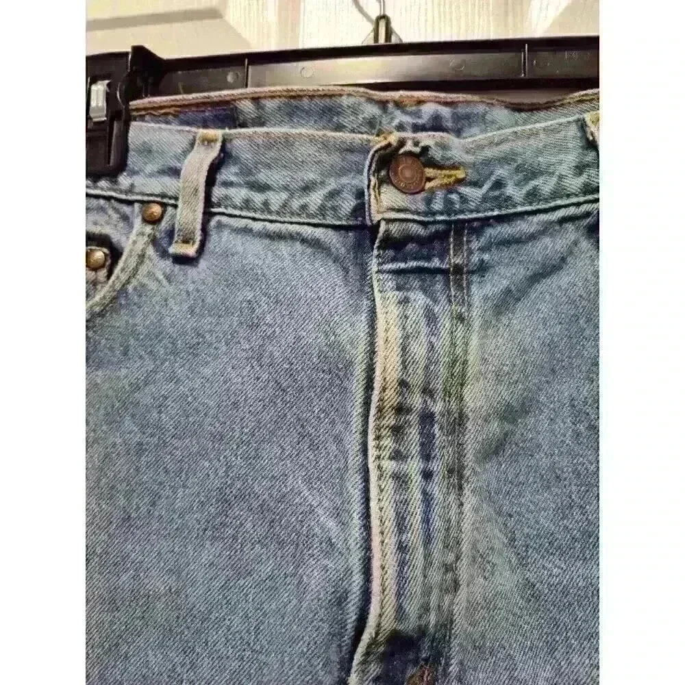 Vintage Levis 540 Jeans Mens 36W x‎ 32L  Medium Wash Blue Brown Tab Made In USA